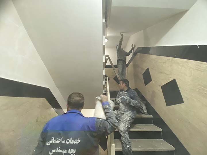 نقاشی راه پله خانه